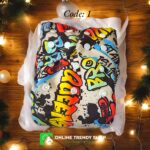 ৩ পিছ প্রিমিয়াম ডাবল লিকেজ গার্ড ওয়াশেবল ডায়পার।