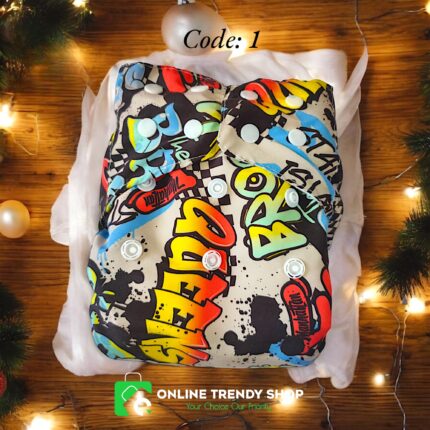 ৫ পিছ প্রিমিয়াম ডাবল লিকেজ গার্ড ওয়াশেবল ডায়পার।