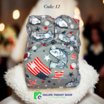 ৩ পিছ প্রিমিয়াম ডাবল লিকেজ গার্ড ওয়াশেবল ডায়পার। - Image 2